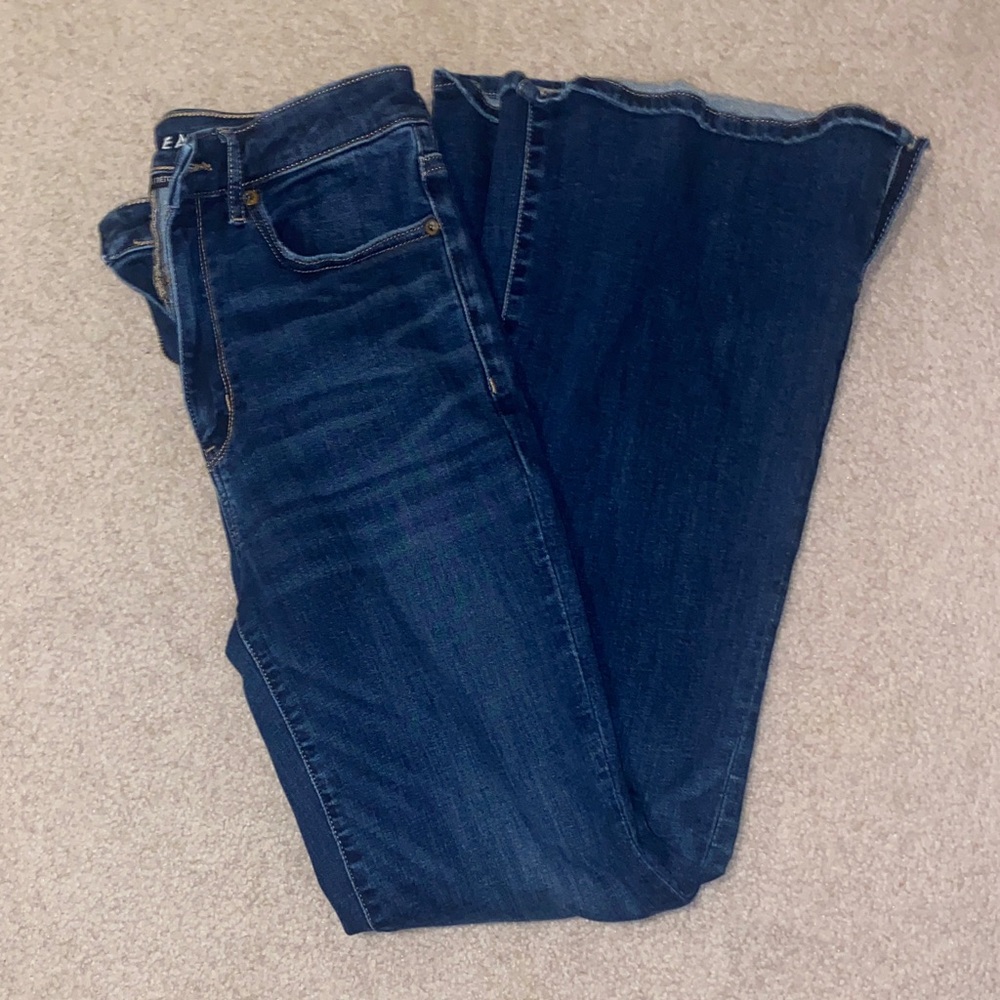 American Eagle Outfitters Dark Blue Flare Jeans